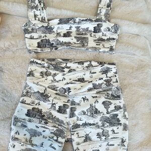 WeWoreWhat Monochrome Toile Set